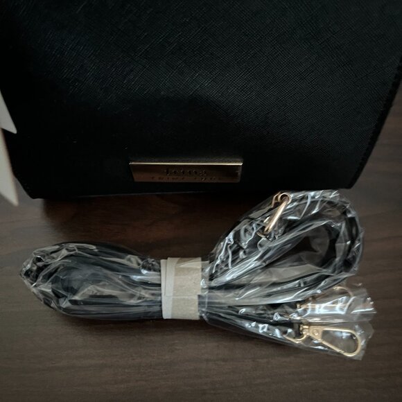 Trina Turk Double Handle Crossbody Black w/ Front Slip Pocket NEW - Picture 12 of 12